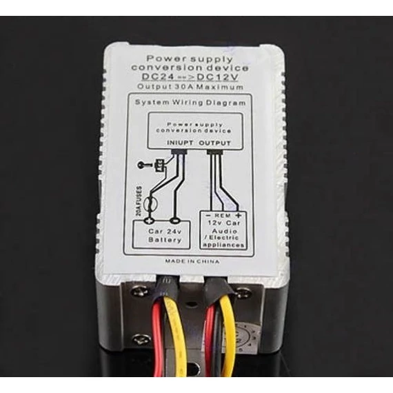 24V-12V Feszültség Átalakító Járművekhez és Elektronikai Eszközökhöz