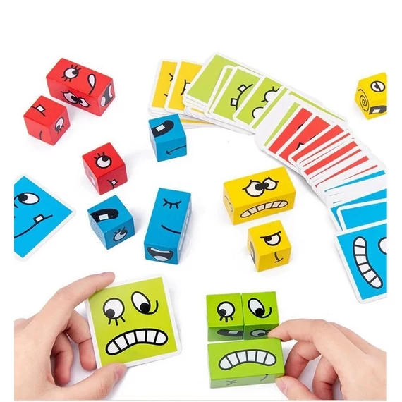 Készségfejlesztő emojis kirakó, logikai fejlesztőjáték gyerekeknek és felnőtteknek