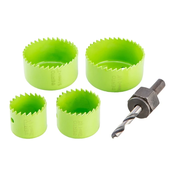 VERTO Körkivágó készlet 5db, 32, 38, 51, 54mm 60H953