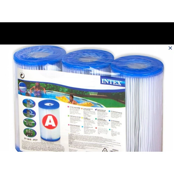 INTEX A tipusú szűrő patron, hármas csomag