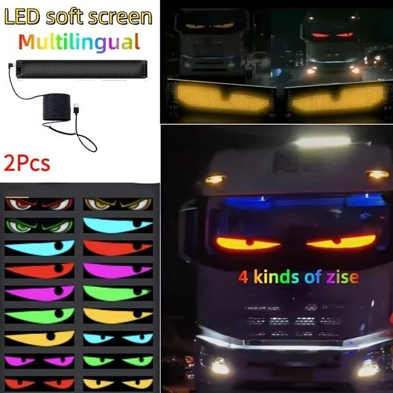 Többnyelvű Autó LED Matricás Pixel Panel