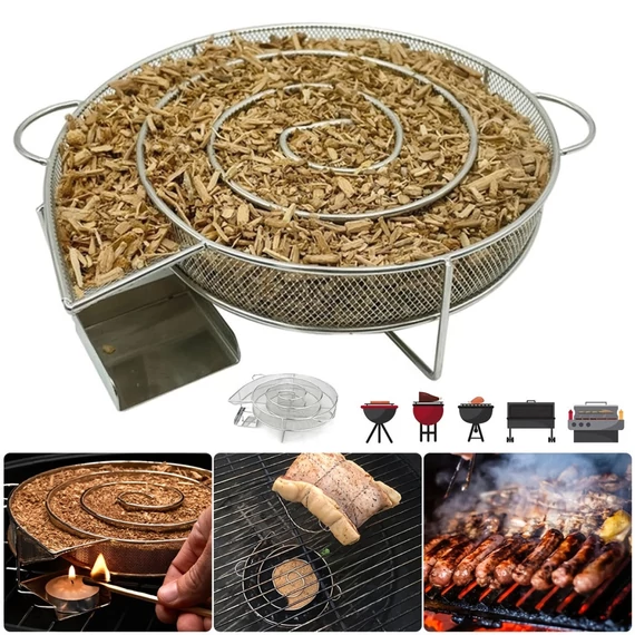 Fém hideg füstölő BBQ-hoz