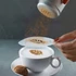 Kép 1/10 - Latte art barista sablon, kávé díszítő sablon