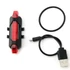 Kép 3/3 - USB töltésű hátsó kerékpár lámpa, biztonsági biciklilámpa