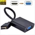 Kép 1/7 - HDMI VGA átalakító kábel, HDMI VGA adapter, számítógép és monitor csatlakoztatásához