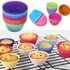 Kép 4/4 - Szilikon muffin sütőforma – tapadásmentes sütéshez és könnyű tisztításhoz