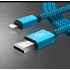 Kép 1/10 - Extra strapabíró 1 méteres Lightning iPhone gyorstöltő és USB adatkábel gyors adatátvitelhez