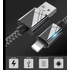 Kép 4/10 - Extra strapabíró 1 méteres Lightning iPhone gyorstöltő és USB adatkábel gyors adatátvitelhez