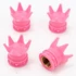 Kép 10/10 - KING Korona Kialakítású Pink Szelepsapka Autóhoz és Kerékpárhoz