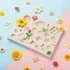 Kép 1/7 - Tortadíszítő szilikon fondant forma és marcipán mintázó eszköz sütemény dekoráláshoz