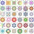 Kép 1/9 - Mandala stencil, művészeti rajzsablon készlet 36 darabos kreatív dekorációhoz