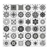 Kép 3/9 - Mandala stencil, művészeti rajzsablon készlet 36 darabos kreatív dekorációhoz