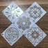 Kép 5/9 - Mandala stencil, művészeti rajzsablon készlet 36 darabos kreatív dekorációhoz