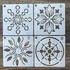 Kép 7/9 - Mandala stencil, művészeti rajzsablon készlet 36 darabos kreatív dekorációhoz