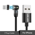 Kép 1/5 - Dupla 360°-os mágneses töltő- és adatkábel Android USB-C eszközökhöz