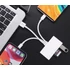 Kép 2/6 - Multifunkcionális kártyaolvasó háromféle USB adatkábellel, adatátvitelhez és eszközök csatlakoztatásához