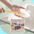 Kép 3/10 - Hosszúnyelű kulacs- és palacktisztító szivacs, pezsgős és alkalmi poharakhoz, kék színben