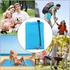 Kép 2/7 - Összehajtható, vízálló Méregzöld strandszőnyeg és piknik takaró kültéri használatra