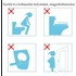 Kép 3/6 - WC ülőke higiéniai takarófólia (50 db)