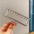 Kép 5/8 - Elegáns Ezüst Hurok Hajcsat Hajdísz Női Frizurákhoz
