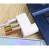 Kép 6/6 - 3 Portos USB 2.0 HUB forgatható fejjel, Fehér színű, többeszközös csatlakoztatáshoz