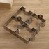 Kép 6/6 - Puzzle alakú süteménykiszúró forma készlet (4 darab) sütéshez