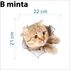 Kép 6/9 - 3D Cica Matrica Dekorációs Falmatrica Gyerekszobába