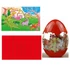 Kép 5/7 - Dinós puzzle tojásban piros - Kreatív építőjáték gyerekeknek