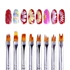Kép 3/10 - Körmös Díszítő Ecset - Precíziós Nail Art Brush