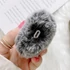 Kép 4/6 - Szürke Plüss AirPods Tok AirPods 1/2 Kompatibilis Védelemhez