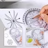 Kép 5/6 - Sokoldalú Geometriai Vonalzó - Precíziós Mérőeszköz Tervezéshez és Rajzoláshoz