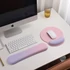 Kép 3/7 - Csuklótámasz és ergonomikus egérpad szett, bordó színben, kényelmes irodai használathoz