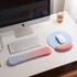 Kép 4/7 - Csuklótámasz és ergonomikus egérpad szett, bordó színben, kényelmes irodai használathoz
