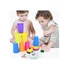 Kép 1/5 - Montessori Toys Stack Cup fejlesztő játék kártyával gyerekeknek