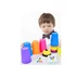 Kép 3/5 - Montessori Toys Stack Cup fejlesztő játék kártyával gyerekeknek