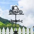 Kép 8/10 - Retro szélkakas, motoros dizájnnal - kültéri dekoráció és szélirányjelző elem