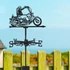 Kép 9/10 - Retro szélkakas, motoros dizájnnal - kültéri dekoráció és szélirányjelző elem
