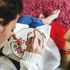 Kép 2/6 - Virágos horgoló szett - Napraforgó minta kézműves készlet