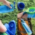 Kép 3/10 - Összehajtható Kék Vizes Palack Utazáshoz, 700 ml Kapacitással