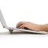 Kép 2/10 - Hordozható, összecsukható, ergonomikus laptop állvány Fekete - Ideális irodai és otthoni használatra