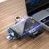 Kép 2/5 - USB C - USB A csatlakozású microSD kártya olvasó, hordozható adattároló eszköz kompatibilitással
