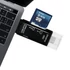 Kép 4/5 - USB C - USB A csatlakozású microSD kártya olvasó, hordozható adattároló eszköz kompatibilitással
