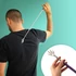 Kép 1/6 - Teleszkópos, rozsdamentes acél hátvakaró ergonomikus kialakítással