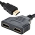 Kép 4/7 - DUAL HDMI kábel HDMI elosztó - Többkijelzős megjelenítéshez
