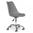 Kép 9/10 - ModernHome fehér forgó irodai szék párnázott ülőkével ergonomikus kialakítással