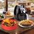 Kép 3/5 - Szilikon sütőedény Air Fryer-hez, hőálló, tapadásmentes, 16 cm átmérőjű