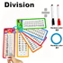 Kép 1/9 - Matematikai Kártya Készlet - Összeadás, Kivonás, Szorzás, Osztás és Tört Önellenőrző Tanulóeszköz Gyerekeknek és Felnőtteknek