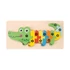 Kép 1/10 - 3D-s Montessori fa puzzle játék gyerekeknek - Dínó 1 témájú fejlesztő játék