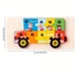 Kép 3/10 - 3D-s Montessori fa puzzle játék gyerekeknek - Dínó 1 témájú fejlesztő játék