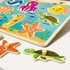 Kép 6/10 - Montessori fejlesztő fa puzzle játék Járművek gyerekeknek 1